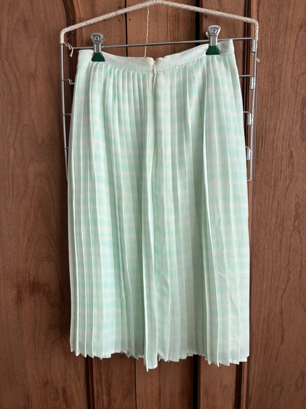 Dynamite Mint Green Pleated Midi Skirt - Picture 3 of 3